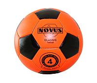 Мяч футбольный Novus CLASSIC FUTSAL, PVC foam оранж/чёрн,р.4,м/ш