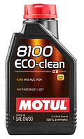 Масло моторное синтетическое MOTUL 0W30 8100 ECO CLEAN 1L