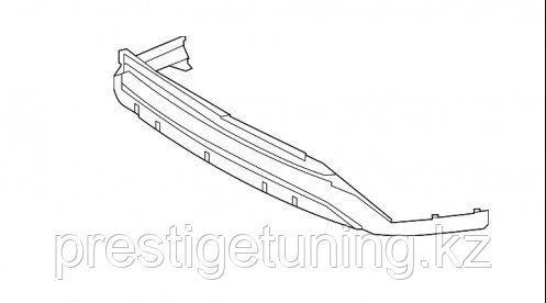 Губа переднего бампера (нижняя) на Highlander 2021-по н.в (SAT)