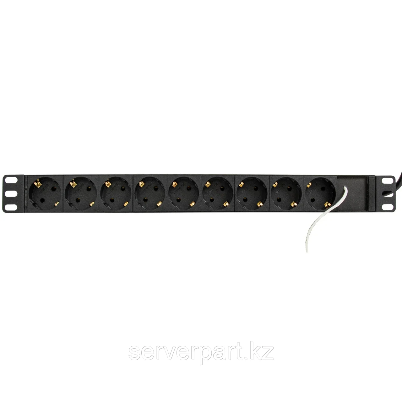 Блок розеток SNR-SMART, розетки 9xSchuko, 220В, 16A, напряжнение 100-250 вольт, Rackmount 1U, вилка Schuko