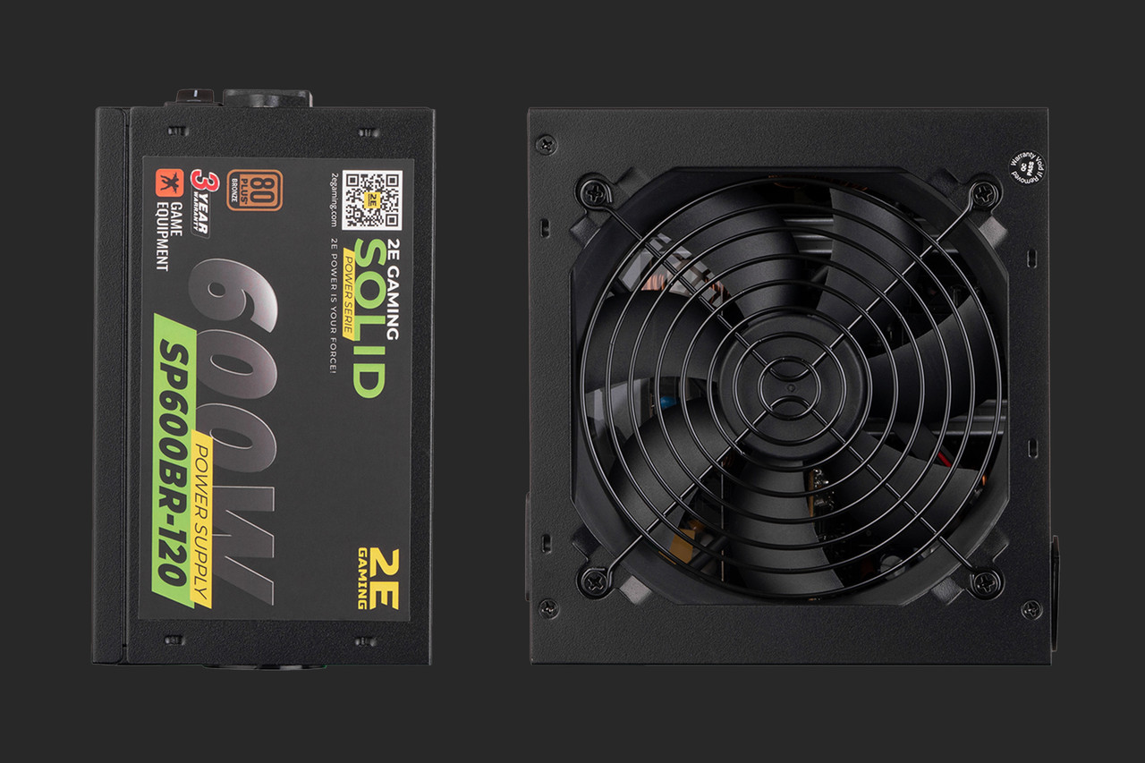 Блок питания 2E GAMING SOLID POWER (600W), фото 1