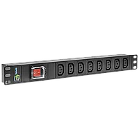 Блок электрических розеток на 8 гнезд IEC320 C13, без шнура питания с вилкой C14 (SNR-PDU-08A-W2)