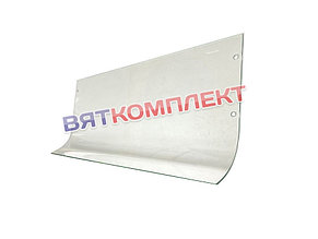 Стекло гнутое незакаленное 6 мм 1020х483 (ЭМК70Х.19.00.006-01) отверстия/полировка, фото 2