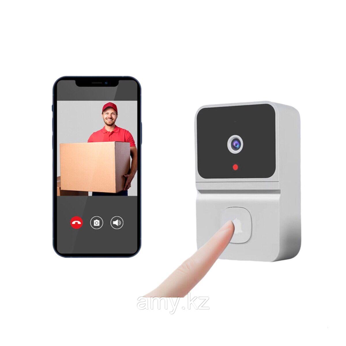 Дверной звонок беспроводной с поддержкой Wi-Fi и HD-камерой видеонаблюдения Mini Doorbell M8