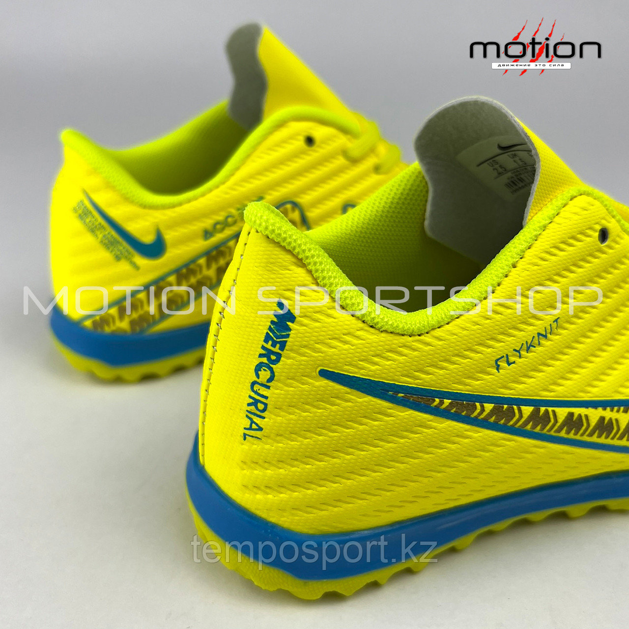 Сороконожки Nike Air Zoom Mercurial, 30-35 (желтый) - фото 5 - id-p109857934
