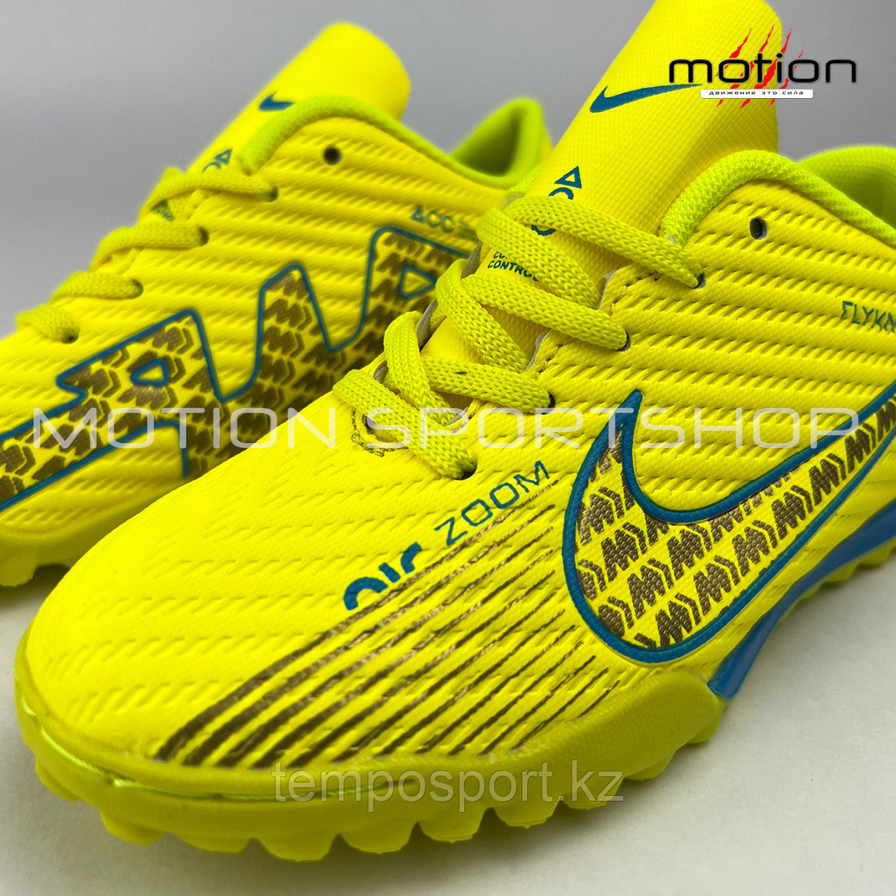 Сороконожки Nike Air Zoom Mercurial, 30-35 (желтый) - фото 3 - id-p109857934