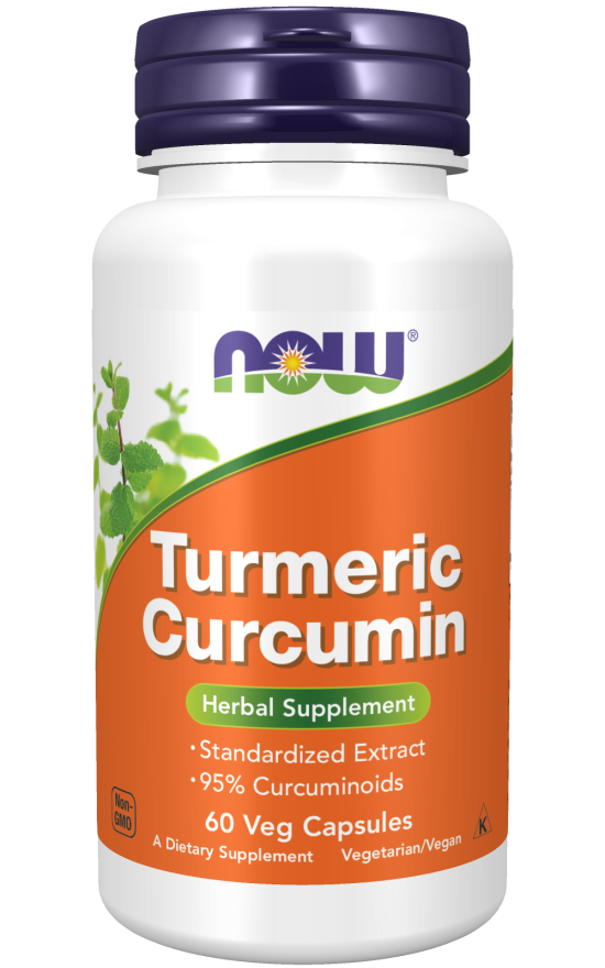 Turmeric Curcumin 665 mg, 60 veg.caps, NOW - фото 1 - id-p110973561