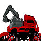 KLX: Игрушка машинка инерционная Экскаватор красный (102), фото 4
