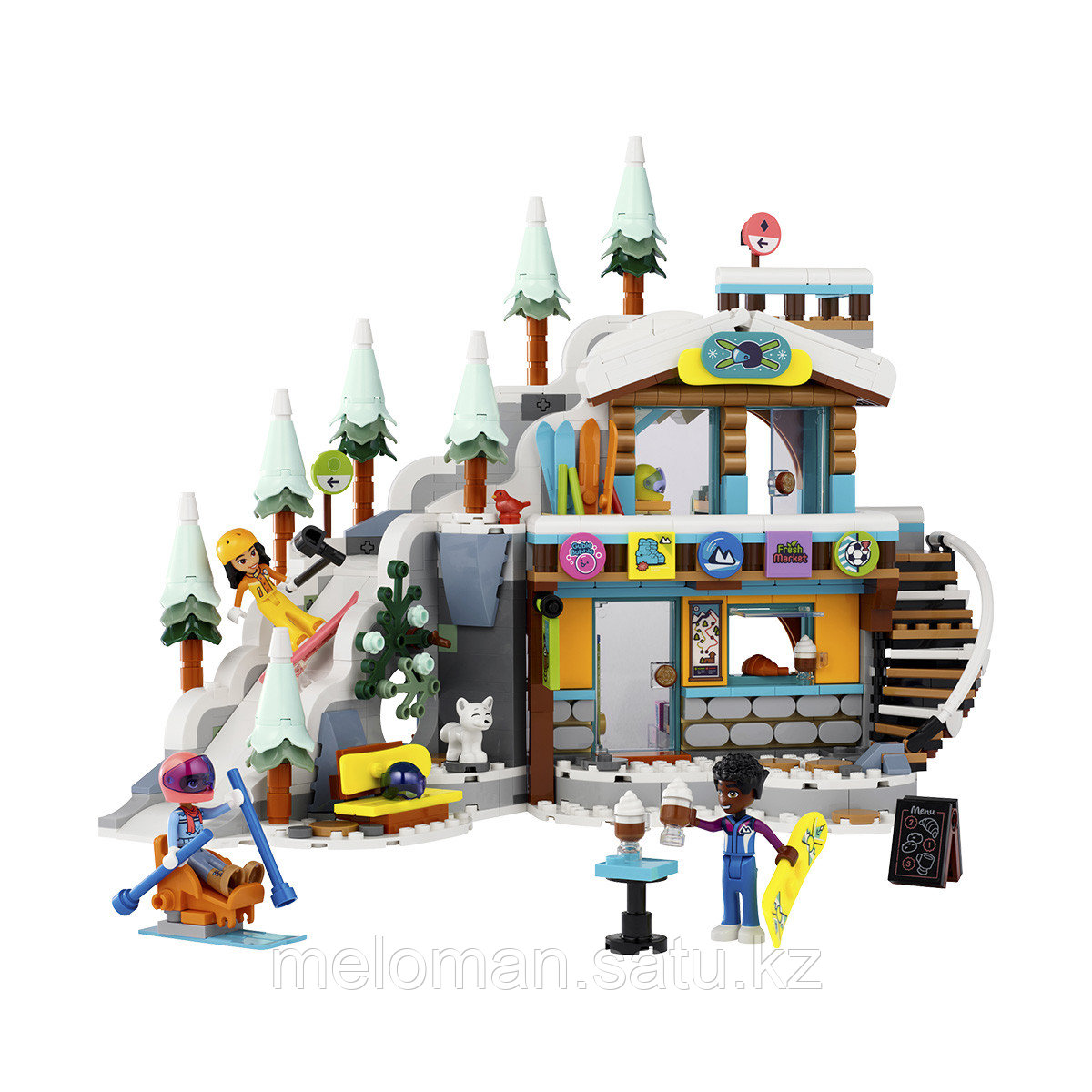 LEGO: Каникулы: Лыжная трасса и кафе Friends 41756 - фото 1 - id-p110977164