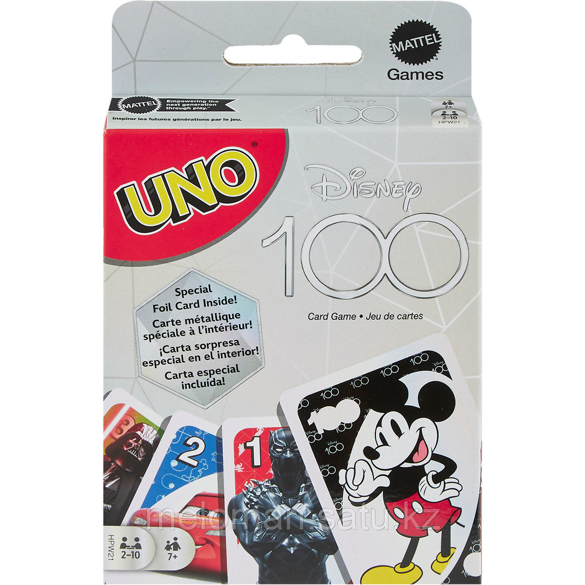 Mattel: UNO DISNEY 100