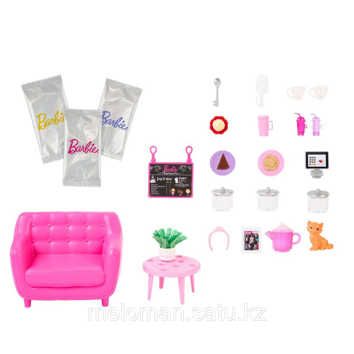 Barbie: Self-Care. Игровой набор Чайный магазин - фото 2 - id-p110977430