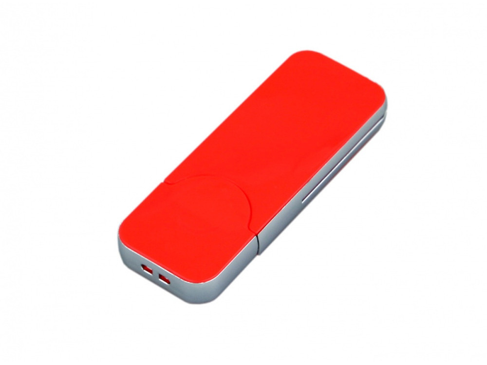 USB-флешка на 4 Гб в стиле I-phone, прямоугольнй формы, красный - фото 1 - id-p110977677
