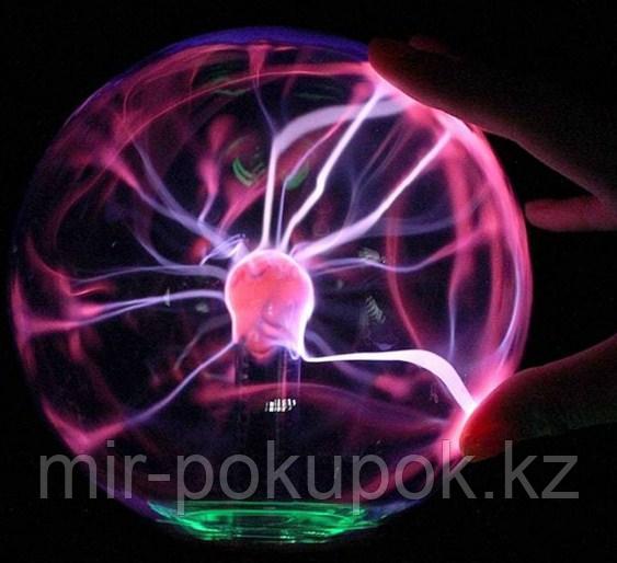 Плазменный шар с молниями (ночник) Plasma Light Magic Flash Ball, 20 см - фото 1 - id-p110979805