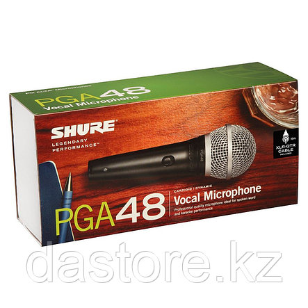 Shure PGA48-QTR-E кардиоидный вокальный микрофон с выключателем, с кабелем XLR-1/4, фото 2