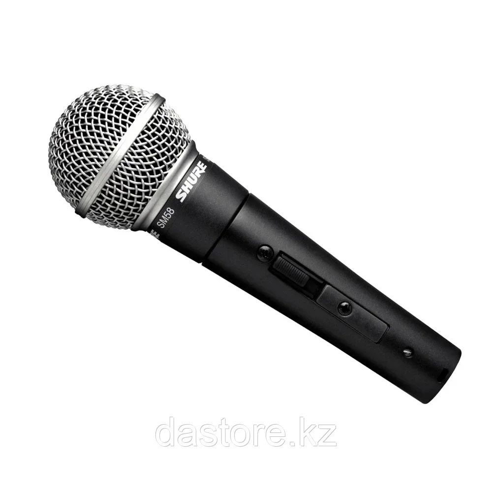 Shure SM58SE Вокальный динамический микрофон кардиоидный, 50-15000 Гц, 1,6 мВ/Па, с выключателем