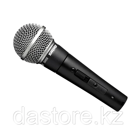 Shure SM58SE Вокальный динамический микрофон кардиоидный, 50-15000 Гц, 1,6 мВ/Па, с выключателем, фото 2