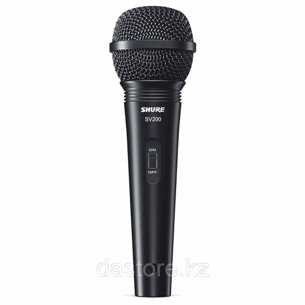 Shure SV100-A микрофон динамический вокально-речевой с кабелем (XLR-6.3 mm JACK), черный