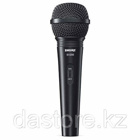 Shure SV100-A микрофон динамический вокально-речевой с кабелем (XLR-6.3 mm JACK), черный, фото 2