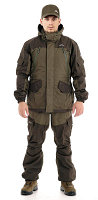 Демисезонный костюм для охоты Novatex СКАТ ОСЕНЬ 2021 (-15°C) (ткань таслан/хаки), размер 44-46