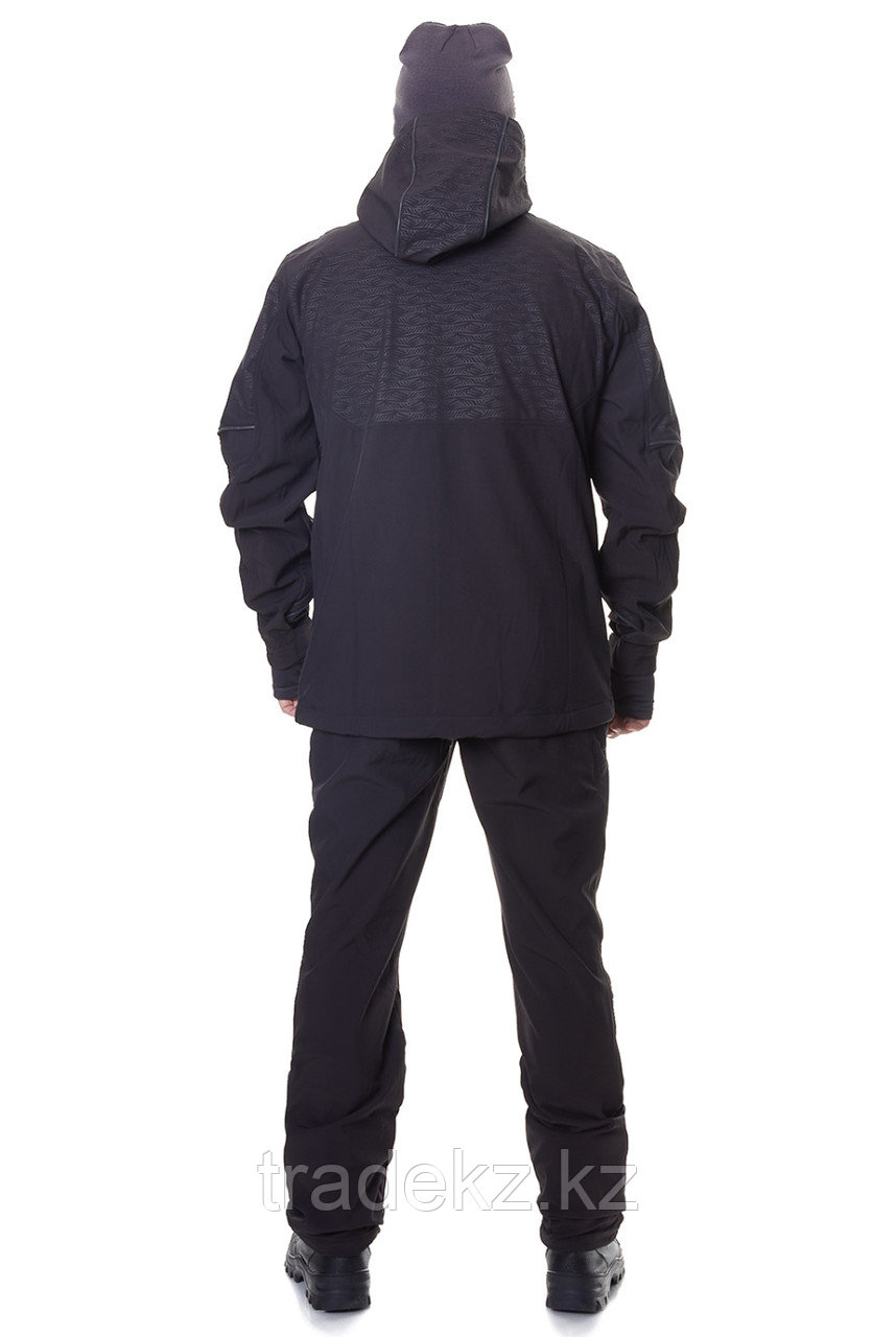 Демисезонный костюм для рыбалки Novatex Bering (Беринг) GRAYLING (тк.софт-шелл/черный), размер 48-50 - фото 3 - id-p110980435