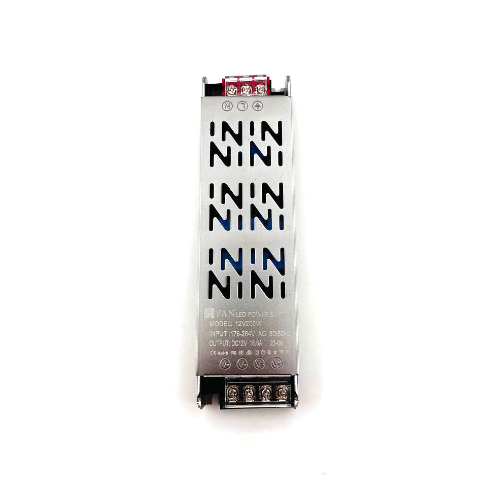 Блок питания FAN LUX 200W IP20 12V, фото 1