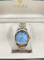 Rolex Oyster Perpetual Datejust (голубой, из комбинированной стали золото и серебро)