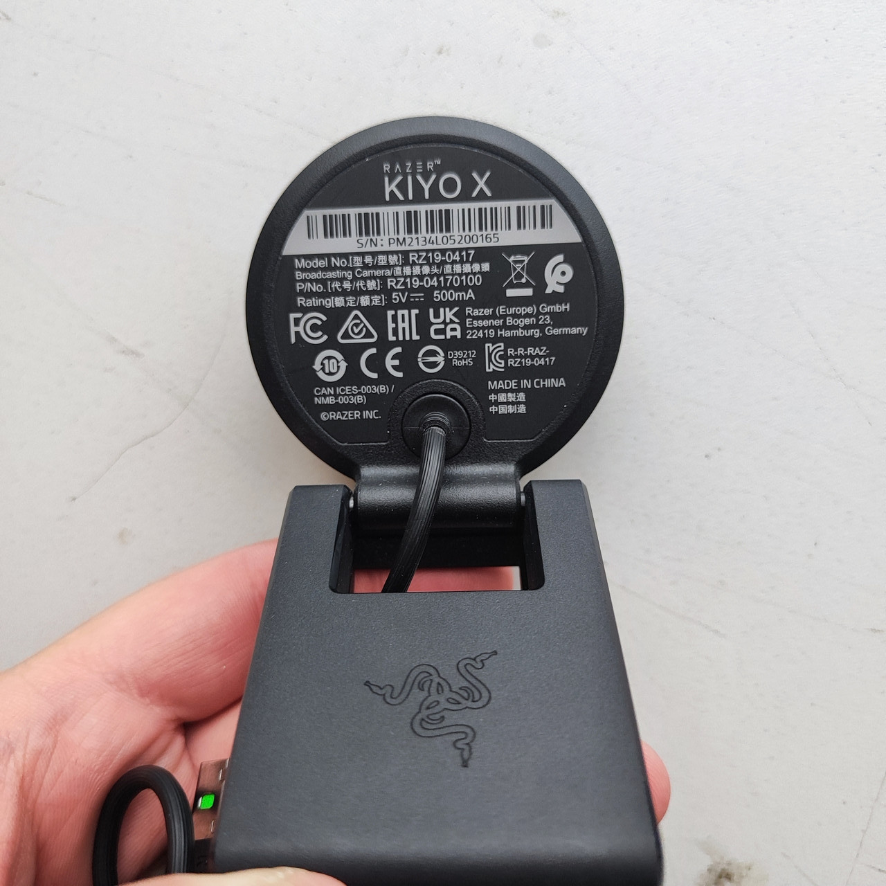 Web-камера Razer Kiyo X, 920х1080/30, автофокус, USB 2.0, микрофон, Black - фото 2 - id-p107470834