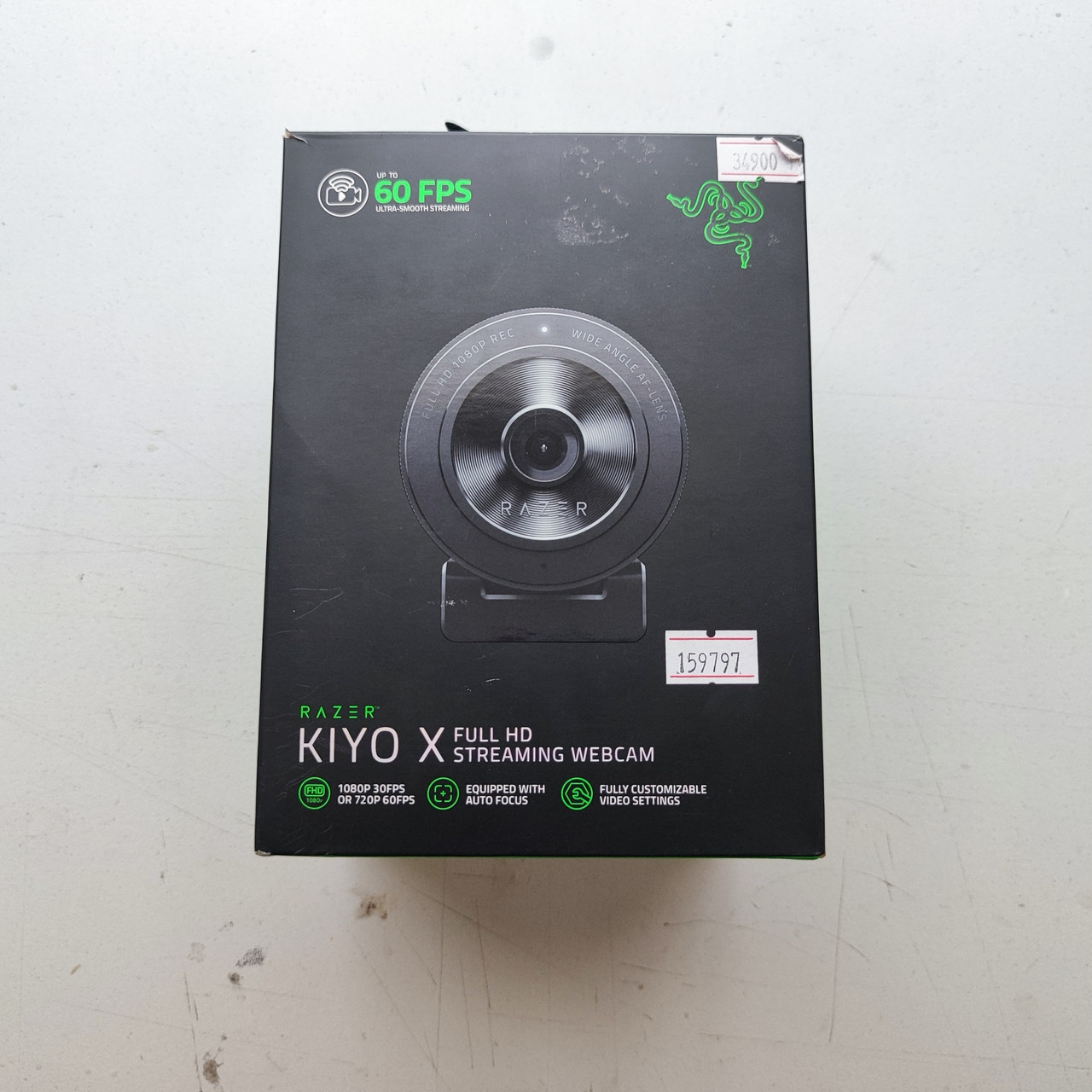 Web-камера Razer Kiyo X, 920х1080/30, автофокус, USB 2.0, микрофон, Black - фото 1 - id-p107470834