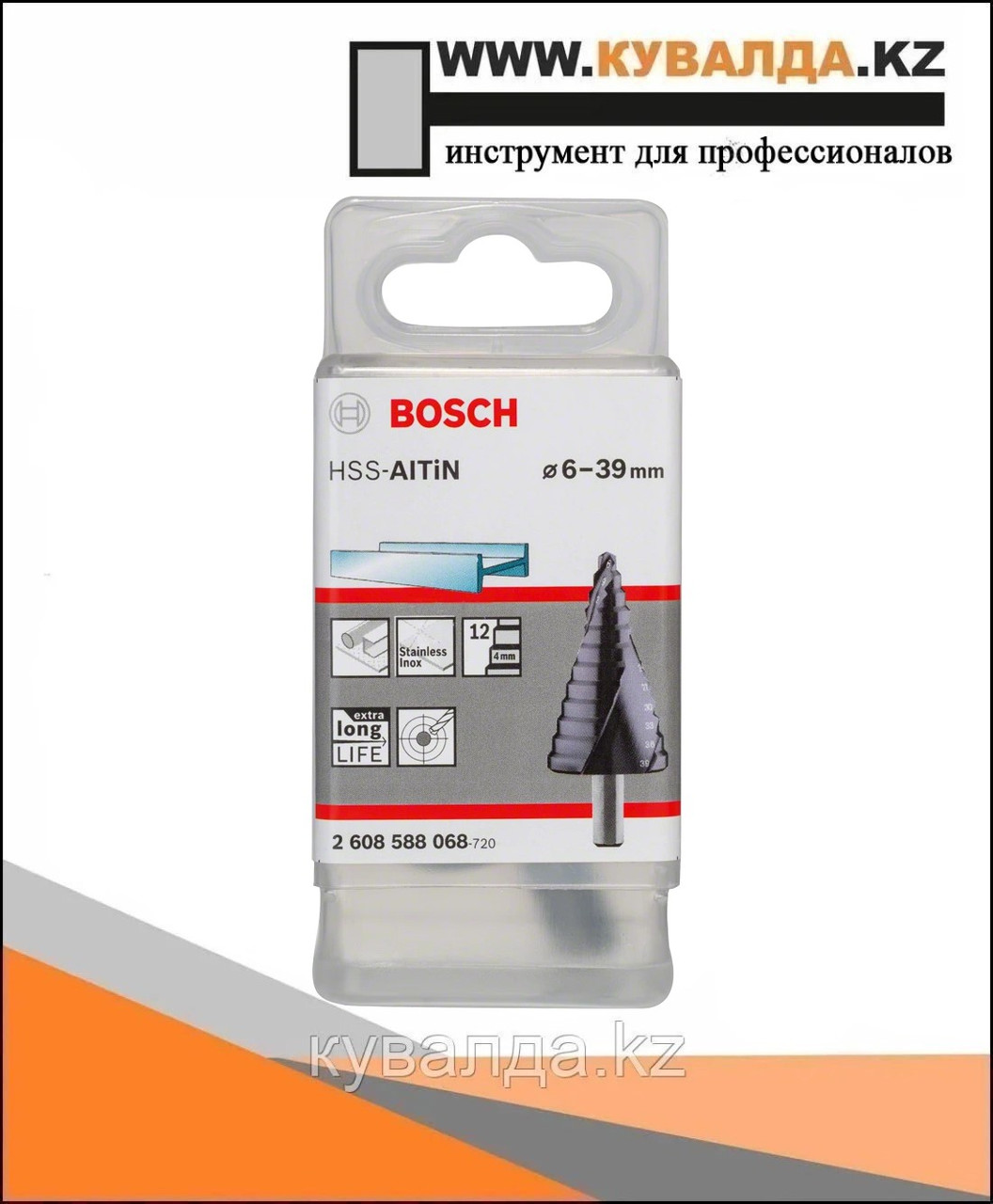 Bosch Ступ сверло HSS-AlTiN 12 ступ 6-39 мм