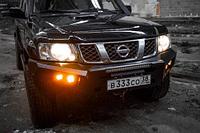 Бампер силовой передний Nissan Patrol Y61 2004+ защитная дуга, птф