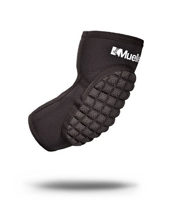 Mueller Pro Level™ Elbow Pad with Kevlar (single), Налокотник ПРО с кевларом, один, черный, фото 2