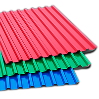 Профлист С10 окрашенный 0.4х1100 (RAL 6005 зеленый-мох)