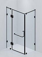 Стеклянная перегородка в душевой из безопасного стекла с нанопокрытием. "А15,1".190*90*90