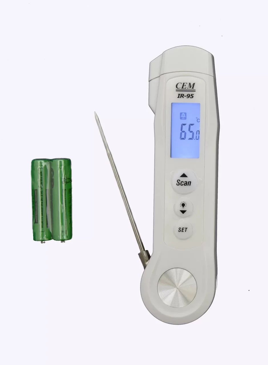 IR-95 Термометр профессиональный цифровой + инфракрасный пирометр - фото 2 - id-p90080777