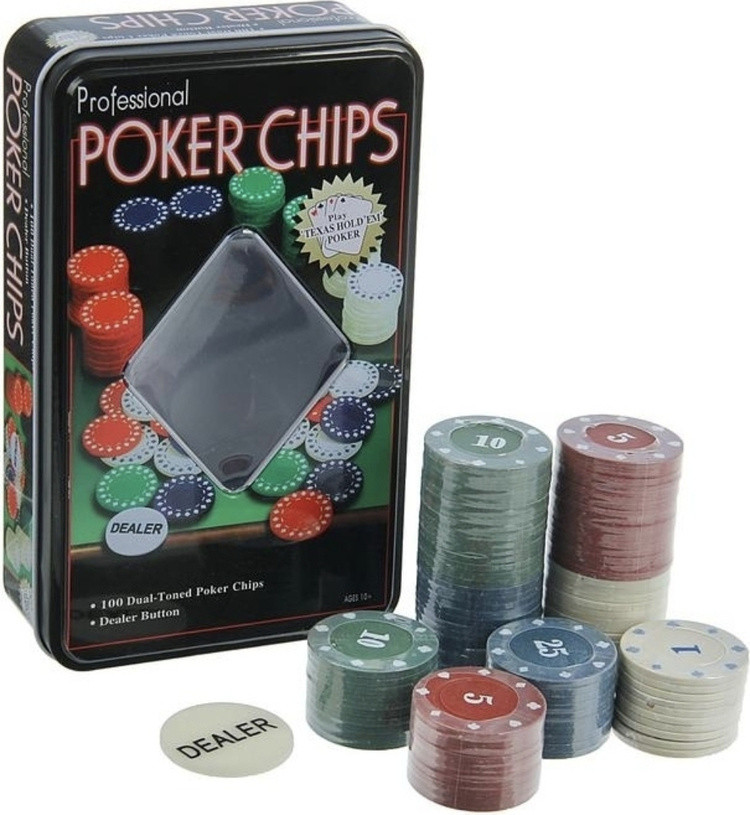 Набор Perfecto Professional Poker Chips 100 фишек покер - фото 1 - id-p110985816