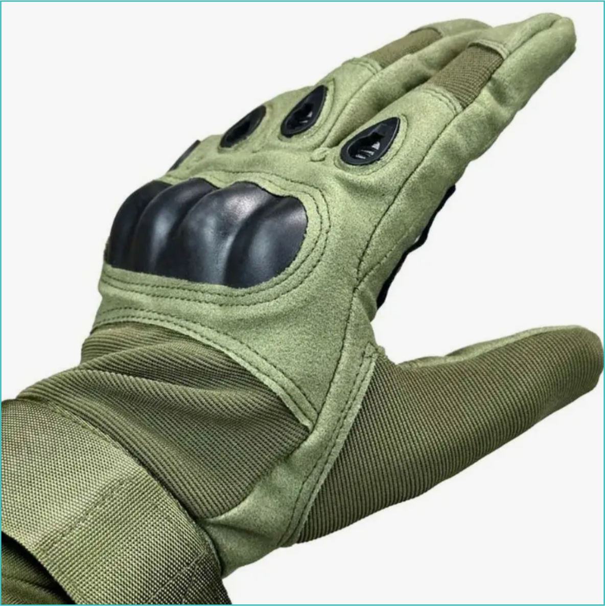 Перчатки тактические "Factory Pilot Gloves" Green (Размер 8 (M) - фото 4 - id-p110985855