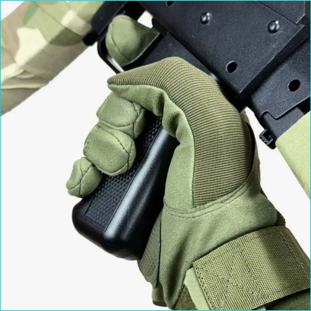 Перчатки тактические "Factory Pilot Gloves" Green (Размер 9 (L) - фото 5 - id-p110985856