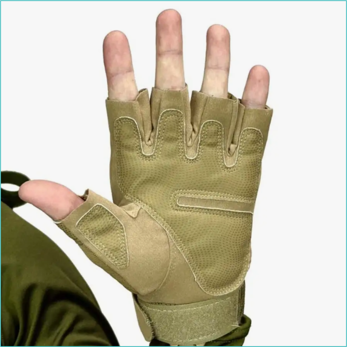Перчатки тактические "Factory Pilot Gloves" Хаки (Размер 8 (M) - фото 4 - id-p110985922