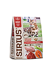 605628 SiRiuS, Сириус, сухой корм для взрослых кошек Мясной рацион, уп.400гр.