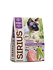 945342 SiRiuS, сухой корм Сириус для стерилизованных кошек, индейка и курица, уп.400гр.