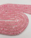 Розовый кварц, рондели, 6×4мм, фото 3