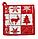 Подарочный набор  для кухни  "Новогодний",хлопок 100%, фартук и прихватки, белый, красный, , 24400, фото 3