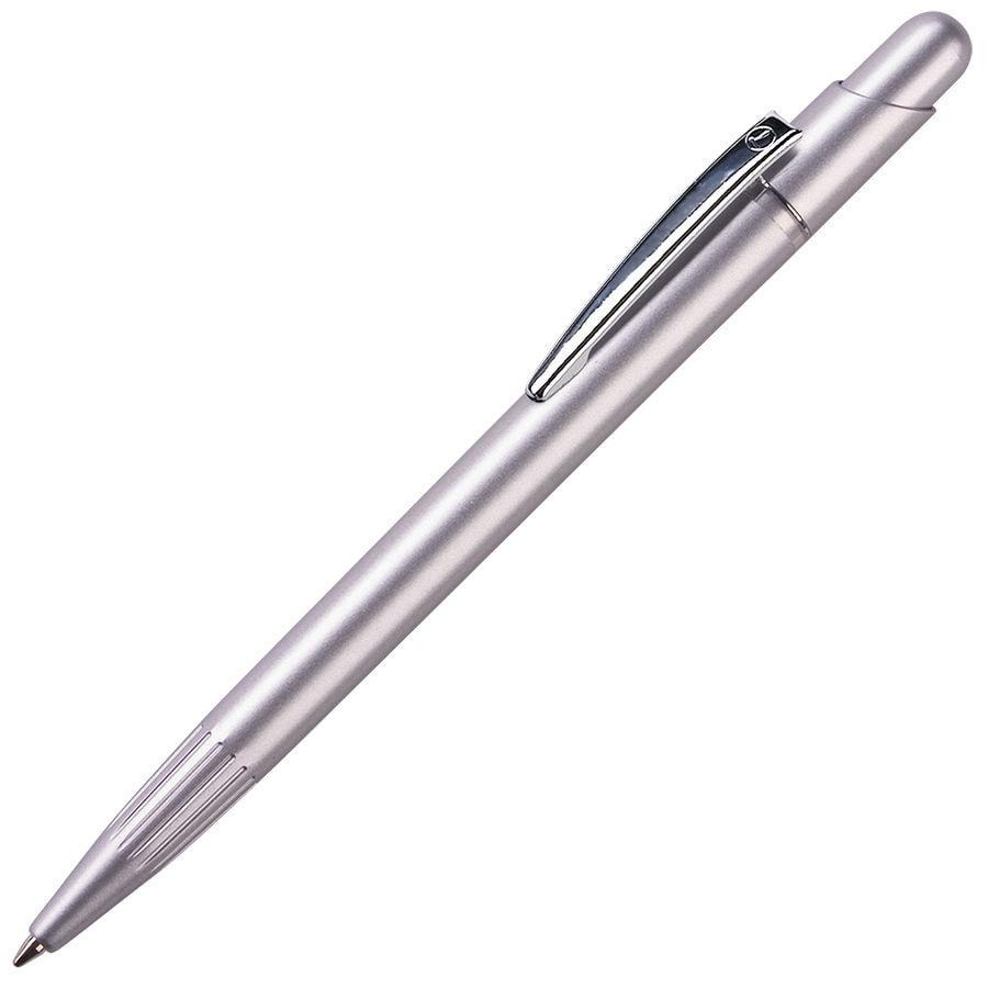MIR, ручка шариковая с серебристым клипом, серебристый, пластик/металл, Серебро, -, 12800 47