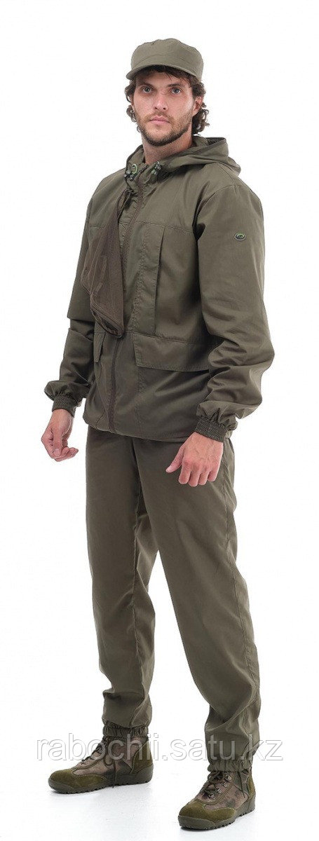 Костюм антимоскитный Лесовик куртка/брюки хаки - фото 1 - id-p110987972