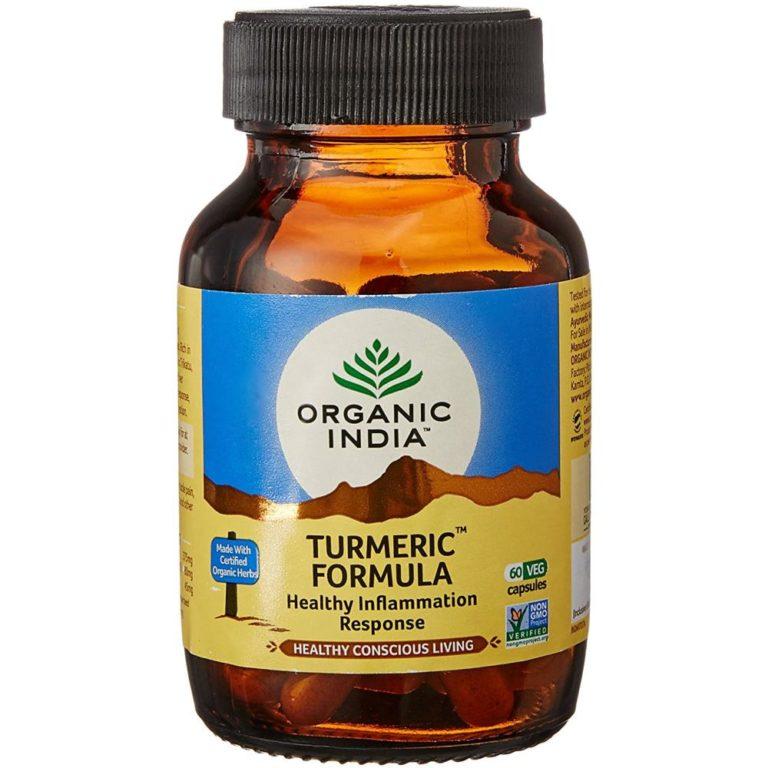 Куркума Органик Индия (Turmeric Formula Organic India), 60 капсул.