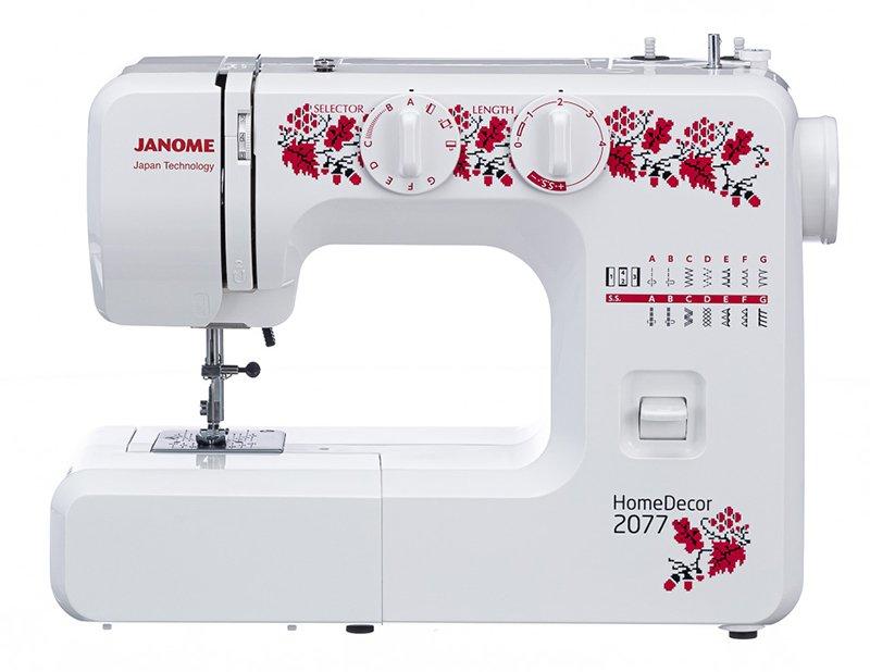 Электромеханическая швейная машина Janome HomeDecor 2077