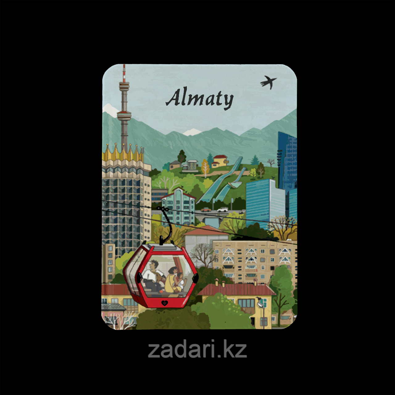 Магнит «Almaty» сувенир на холодильник