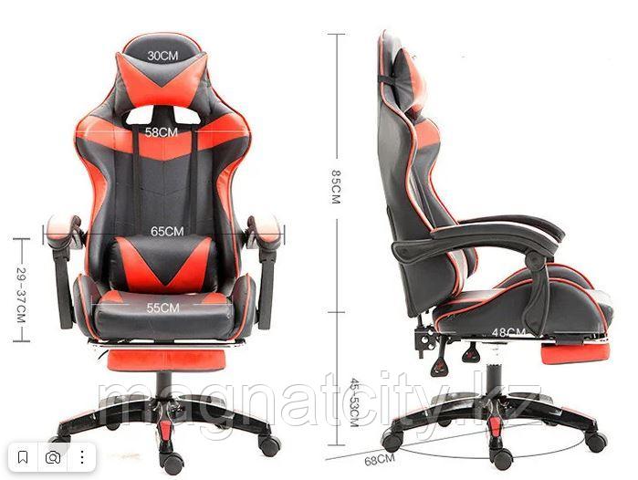 Кресло игровое GC-1050, красно-черное - фото 2 - id-p110989217