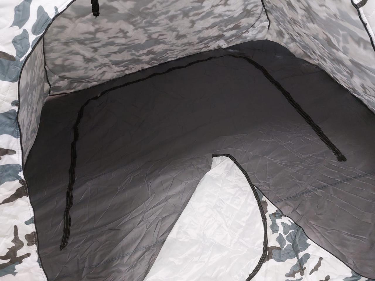 Зимняя палатка автомат 200*200 см 2027 (с утеплителем) - фото 6 - id-p110989585