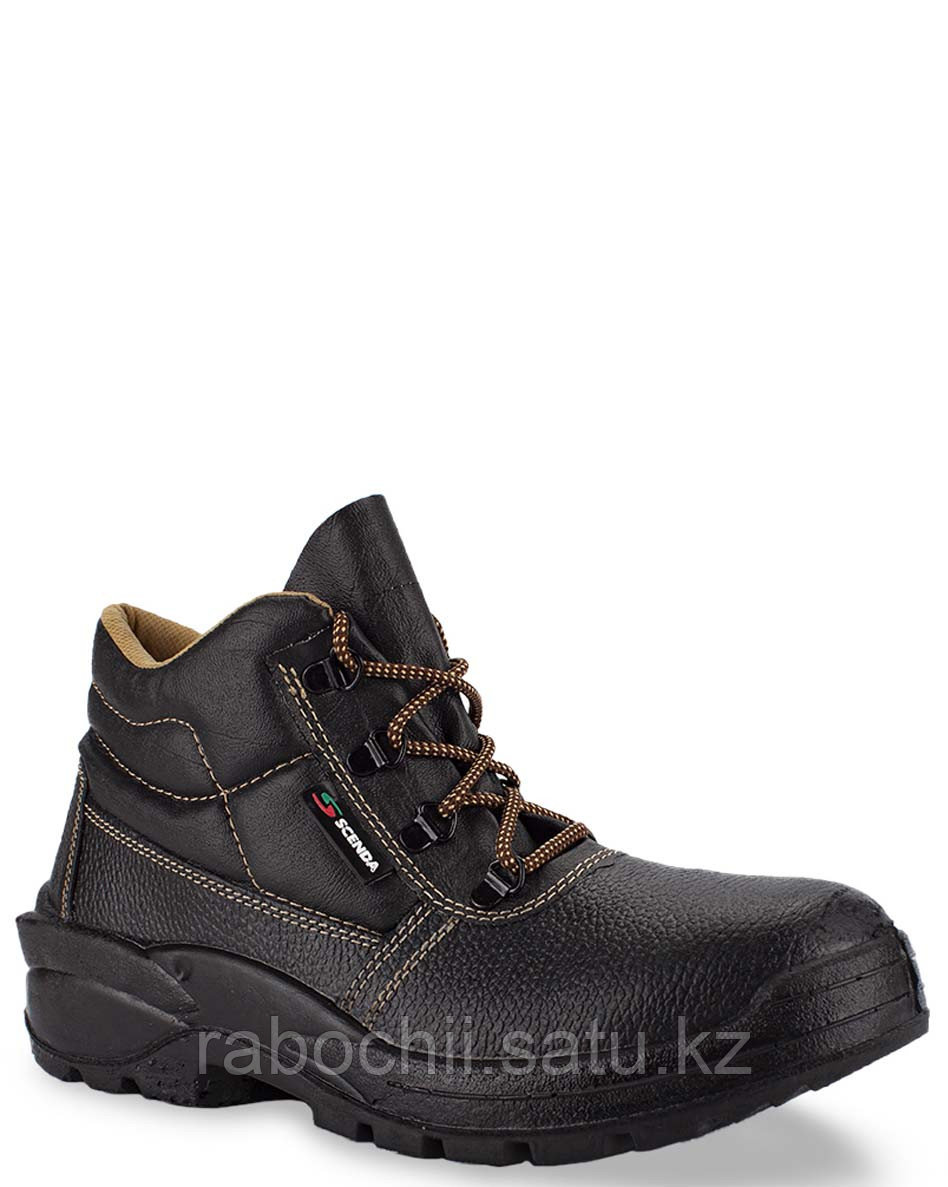 Ботинки кожаные СТИКС ПУ с металлическим подноском - фото 1 - id-p110995880